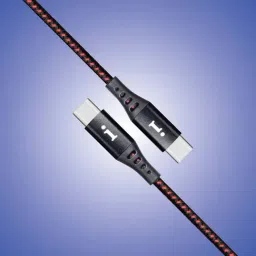 iball 100W USB Type-C to Type-C Cable (Black/Red) image 2