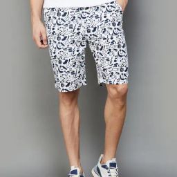 Fame Forever by Lifestyle White Regular Fit Printed Shorts-picture-16