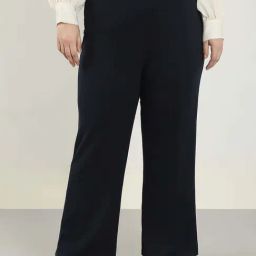 Vero Moda Curve Dark Navy Formal Trousers-image-44
