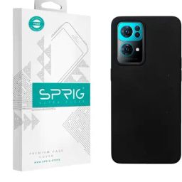 Sprig Liquid Silicone Back Cover for Oppo Reno7 Pro 5G (Black)-image-33