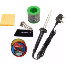 Fadman 5 in 1 Soldering Iron Kit Steel, Aluminium & Copper Corded 60 W with Solder Wire-35