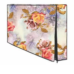 MOGNE FAB Multicolor PVC Waterproof & Dustproof Floral Printed 43 Inch LED TV Cover-image-7