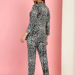 Gracit Multicolor Cotton Printed Top With Pyjamas image 2