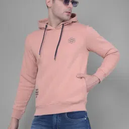 Crimsoune Club Peach Regular Fit Printed Hooded Sweatshirt-picture-23