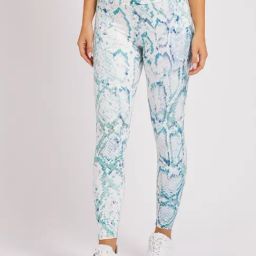 Guess Green Print Leggings-picture-48