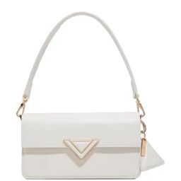 ALDO White Solid Small Shoulder Handbag-44