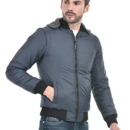 Lawman Pg3 Navy & Green Regular Fit Reversible Jacket image 3