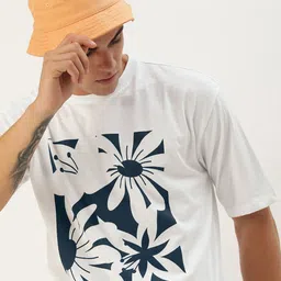 Kook N Keech Floral Printed Drop-Shoulder Sleeves Pure Cotton Oversize T-shirt-picture-32