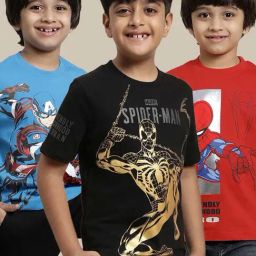 Kidsville Multicolor Cotton Printed T-Shirt-picture-22