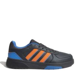 adidas Men's SNEAKOUT M Grey, Blue & Orange Tennis Shoes-image-6