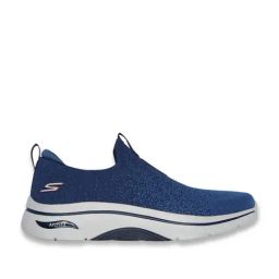 Skechers Men's GO WALK ARCH FIT 2.0 - LINEAR Navy Walking Shoes-image-26