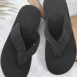 Red Tape Women's Black Flip Flops-picture-15