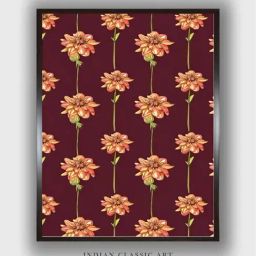 Indian Classic Art Multicolor Canvas Abstract Wall Art-image-23