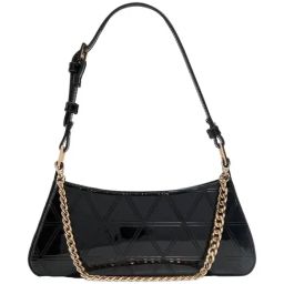 ALDO Black Textured Small Shoulder Handbag-67