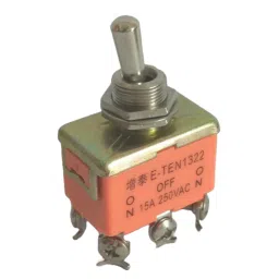 DPDT 6 Pin Toggle Switch ON-OFF-ON (15A 250V) image 4