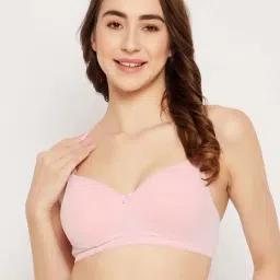 Clovia Pink T-Shirt Bra-image-56