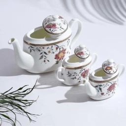 Fabindia Zoya Multicolor Ceramic Beverage Accessories - Set of 9-image-43