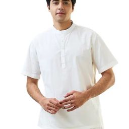 SleepZ by Raymond White Cotton Comfort Fit Thermal Top-image-78