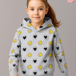 HELLCAT Girls Pack Of 2 Graphic Printed Long Sleeves Hooded Sweatshirt-picture-35