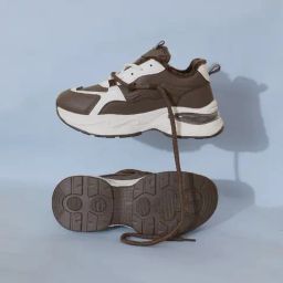 The White Pole Women's Brown Casual Sneakers-image-62
