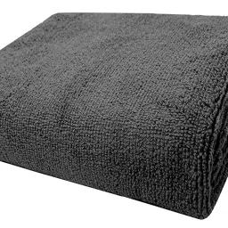 Softspun 70x140 cm 340 GSM Grey Microfiber Towel Pack of 1 Pc-40