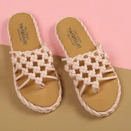 Tao Paris Women's Lisbon Pink Thong Sandals-image-29