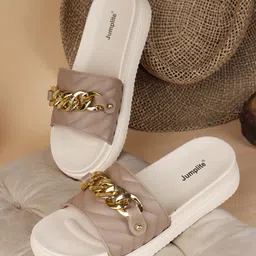 JUMPLITE Women Open Toe Flats-picture-55