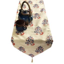 Pink Parrot 12x70" Jacquard Silk Table Runner-image-95