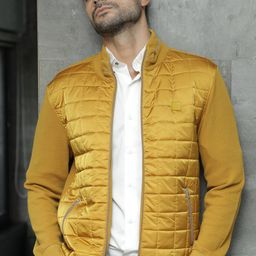 RARE RABBIT Men Kneto Puffer Quilted Jacket-image-61
