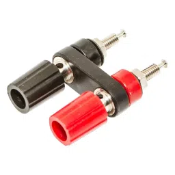 MUELLER ELECTRIC BINDING POST, 15A, PANEL, BLK, BU-P4243-0.-16