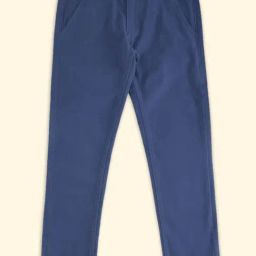 Pantaloons Junior Navy Cotton Regular Fit Trousers-picture-9