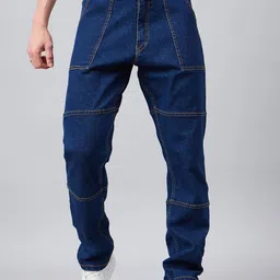 STUDIO NEXX Men Relaxed Fit Light Fade Stretchable Jeans-image-36