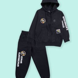 KiddoPanti Boys Printed Hooded Sweatshirt & Joggers-picture-10