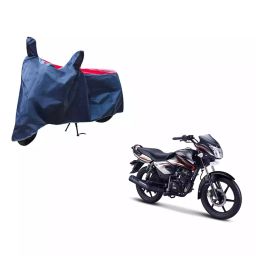 Auto Pearl Waterproof Two Wheeler Cover For TVS Pheonix (Red & Blue)-image-37