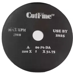 CUTFINE 203.2 mm (8 Inch) Dia, 1 mm Thickness Cutting Wheel, A60 (Pack of 50)-38
