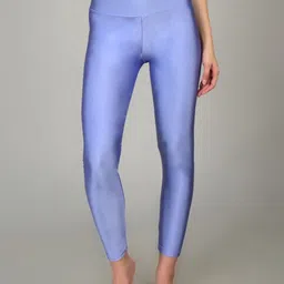 Poftik Stretchable Ankle Length Glossy Shinny Workout Slim Fit Gym Tights-57
