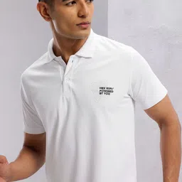 HRX by Hrithik Roshan Brand Logo Detail Polo Collar Running T-shirt-picture-48
