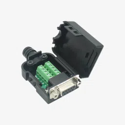 DB9 Female Screw Terminal to RS232 RS485 Conversion Board with Shell and Nut image 2