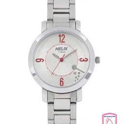 Helix by Timex Women White Analogue Watch TW024HL21-image-3