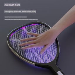 generic Mr Bright Rechargeable Fly Mosquito Racket Bat in-Built UV Lamp with 2 Unique Modes Mosquito Swatter Kill Fly Bug for Home, Honey Bee, Cockroach Killer image 5