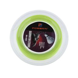 LICHTS Durable Nylon Badminton Racket String High Flexibility Fluorescent Yellow image 1