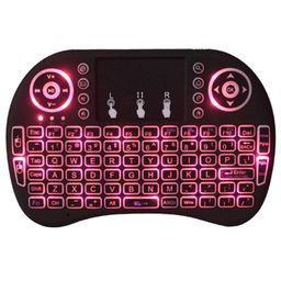 H&D PIPALIYA Mini Wireless Keyboard Tri-Color Backlight Laptop Nightlight Keyboard image 2
