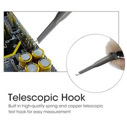 Serplex® P6100 Oscilloscope Clip Probes 100 MHz 600V DC High Sensitivity Oscilloscope Clip Probe 10: 1 and 1: 1 for DSO-TC2 / DSO-TC3 Oscilloscope Digital/Virtual/Handheld Oscilloscopes (2 Pack) image 5