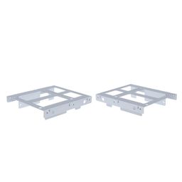 CALANDIS™ 2Pcs 2.5" to 3.5" SSD Adapter Dual HDD SSD Mounting Bracket Hard Drive White | Case Parts & Accessories | Computer Cases & Accessories | Computer Components & Parts image 2
