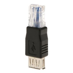 THE STYLE SUTRA USB A F to Ethernet RJ45 Male Router Adapter Plug Socket LAN Network image 3