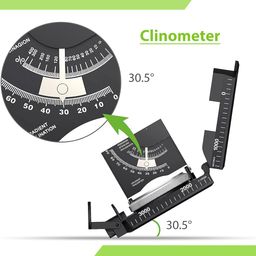 Proberos® High Precision Compass Multifunctional Compass with Glow in Dark Dial Military-level Camping Compass with Sighting & Gradiomete Portable Compass for Hiking, Camping image 4