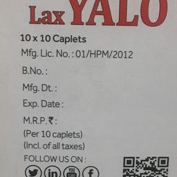 haslab Laxyalo Tablet - |Pack Of 100 Tablet|CONSTIPATION|Digestion|Eliminates acidity|Improves appetite| image 3