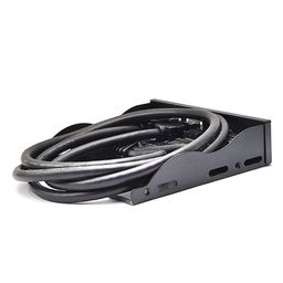 JMT 3.5in USB3.2 Gen2 Floppy Drive Front Panel 10Gbps with Audio Port USB-C Port 19Pin/9Pin Suitable for TYPE-E Interface 3.5in Floppy Disk Bay (with USB 3.0 19Pin) image 5