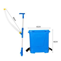 Manual Fertilizer Spreader Comfortable Handle 25L for Fruit Trees Vegetables Height Adjustable image 2