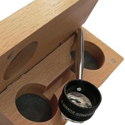4 Mirror Gonioscope lens with wooden protective case image 1
